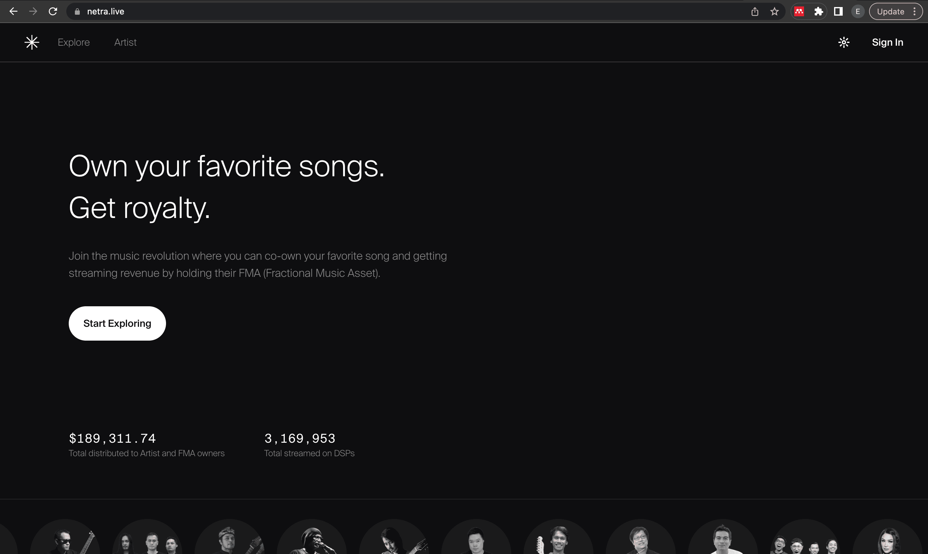 Netra Web3 Decentralized Music Assets